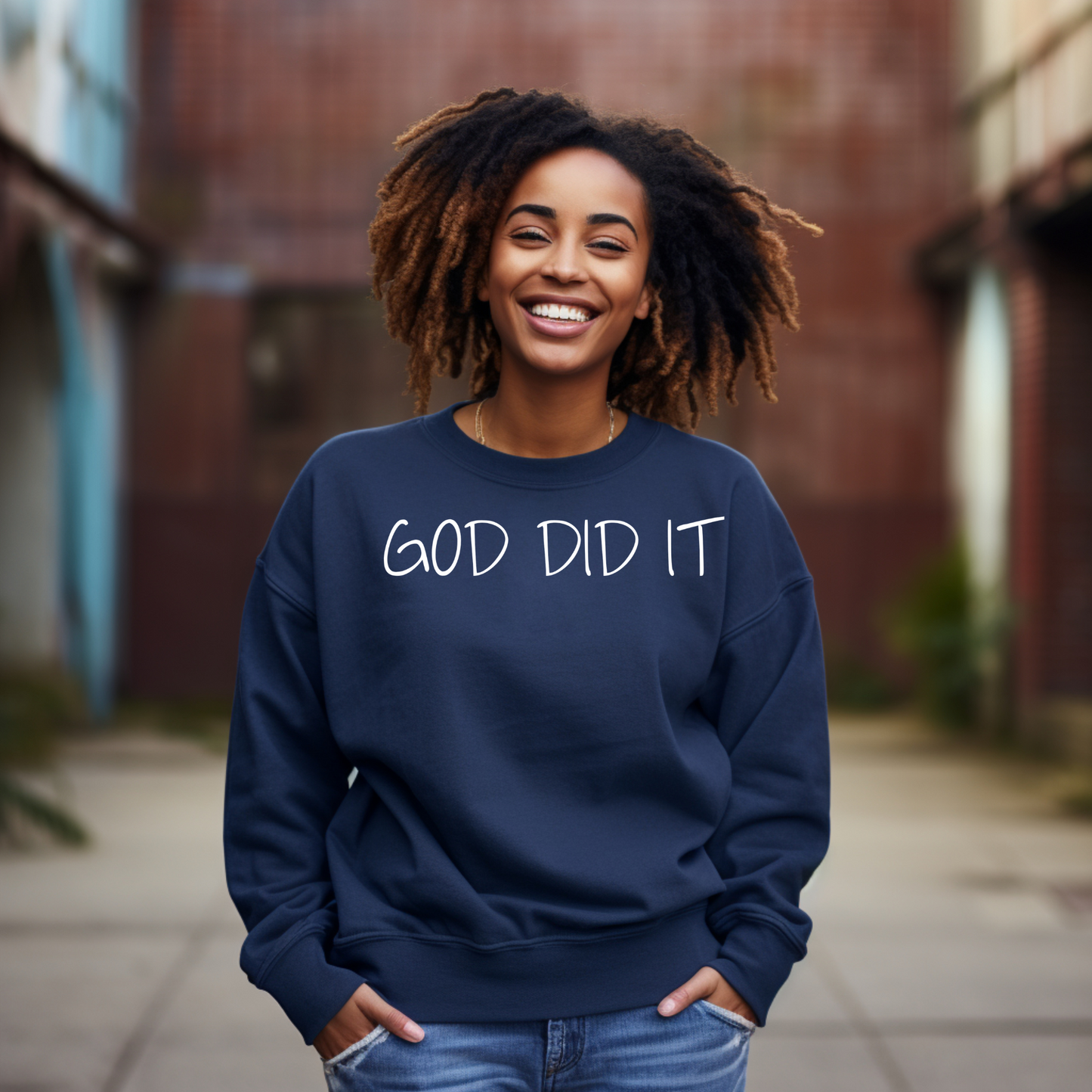 God Did It Sweatshirt