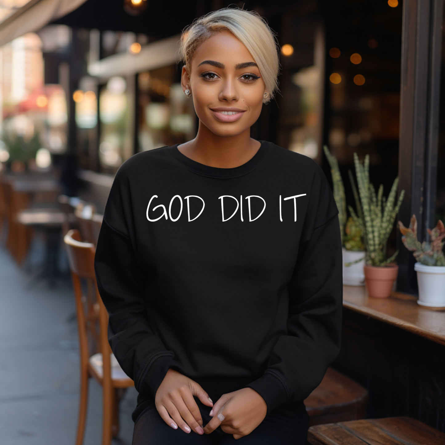 God Did It Sweatshirt