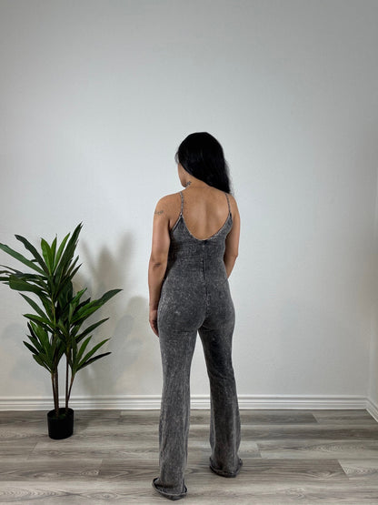 Elani | Main Character - 2-Piece Jumpsuit & Off-Shoulder Crop Set (Black)