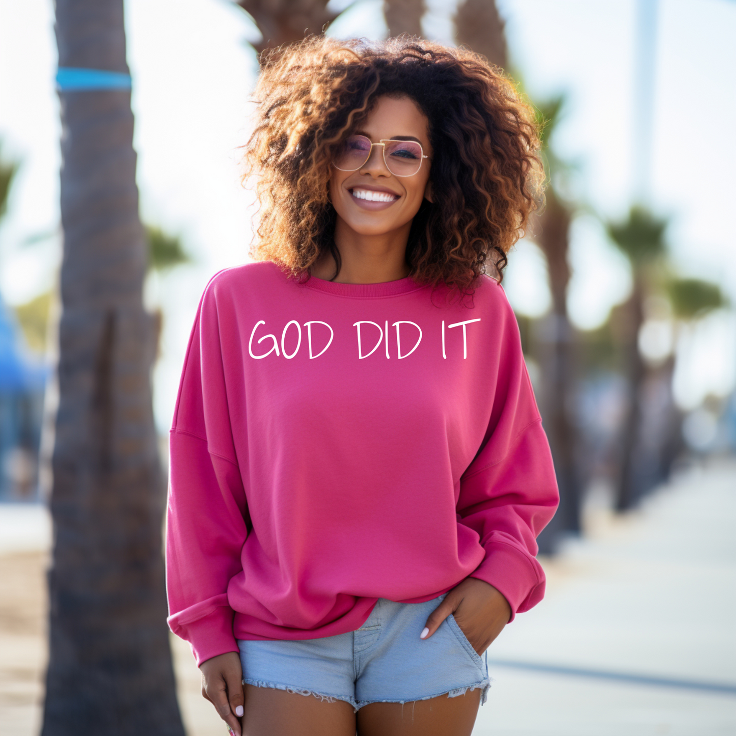 God Did It Sweatshirt