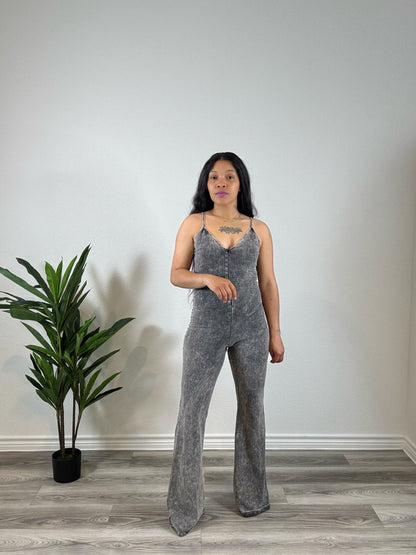 Elani | Main Character - 2-Piece Jumpsuit & Off-Shoulder Crop Set (Black)